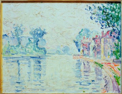 Die Seine bei Samois von Paul Signac